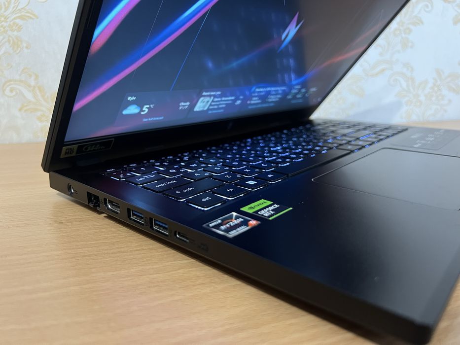 Новий! Acer nitro v15 r5-7535/rtx 4050/ddr5 16gb/ssd 512gn