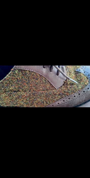 Buty Clarks oksfordki Harris Tweed