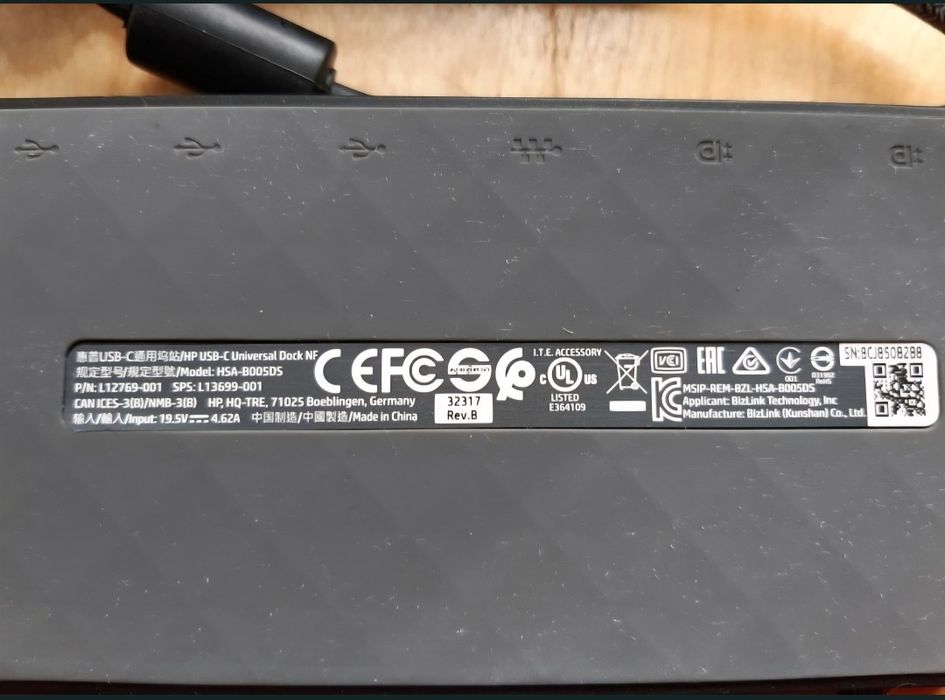 Док-станція Hp USB-C  Dock  NF