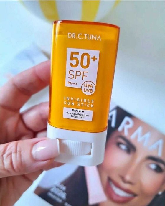 Sztyft Stick do opalania FARMASI Tuna spf50 nietłusty na makijaż też