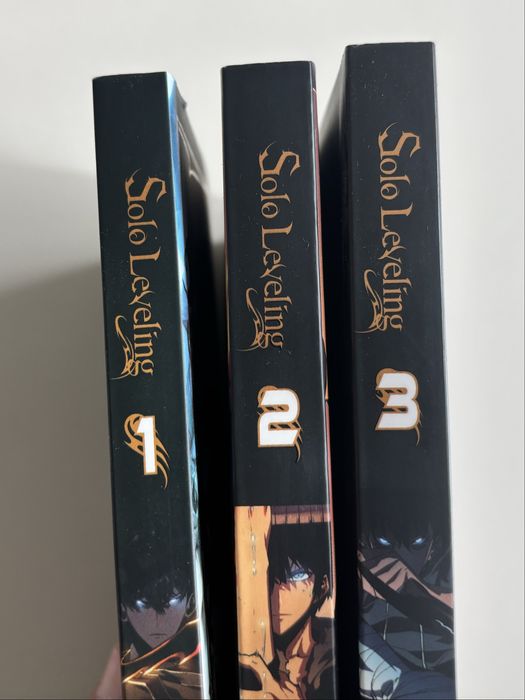 Solo Leveling - livros 1-2-3 como novos