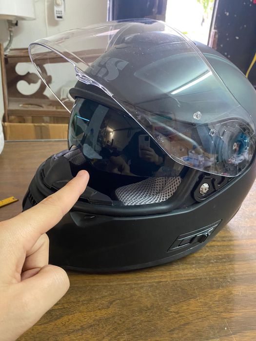 Capacete de moto IXS HX 215 – Tamanho XS (53/54 cm)