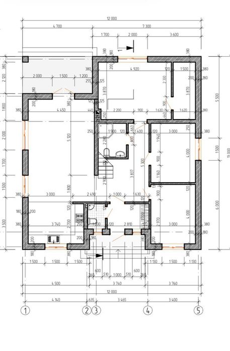 Одноповерховий будинок 120 м² від забудовника