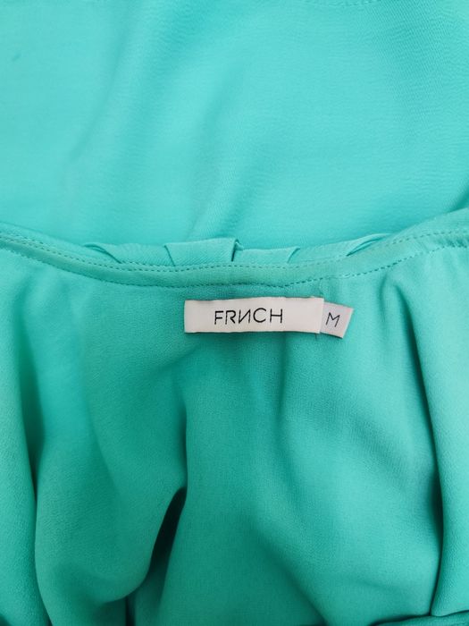 Vestido cerimônia verde água Tamanho M Da Frnch