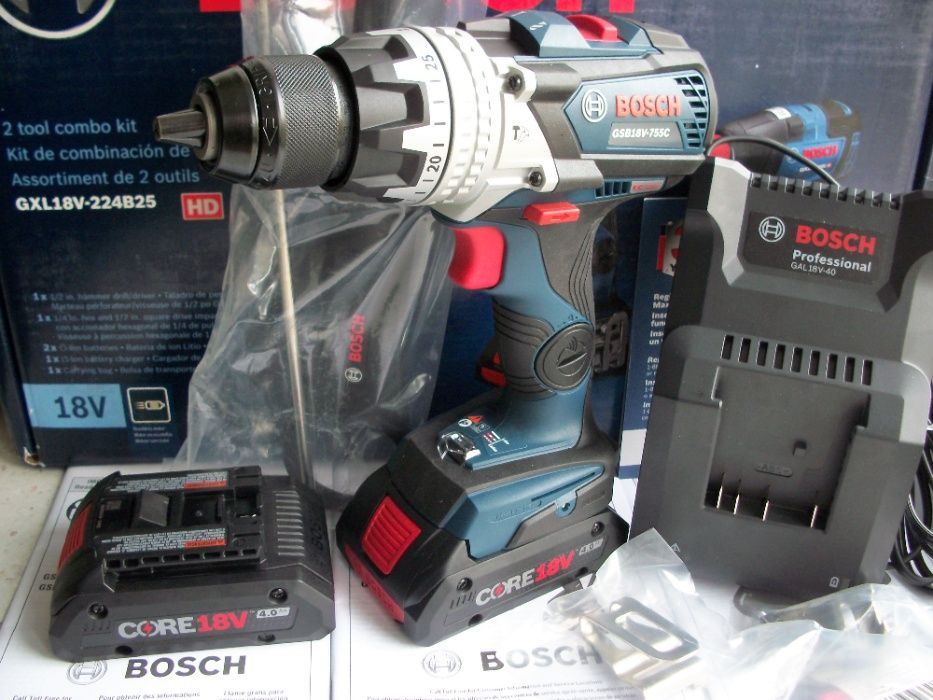 Аккумуляторная дрель-шуруповёрт Bosch GSB 18V-85 C (GSB18V-755C)