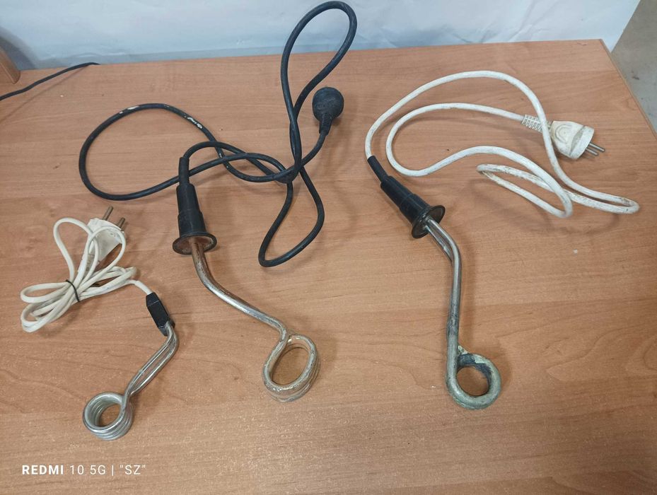 Grzałki elektryczne z PRL - sprawne.