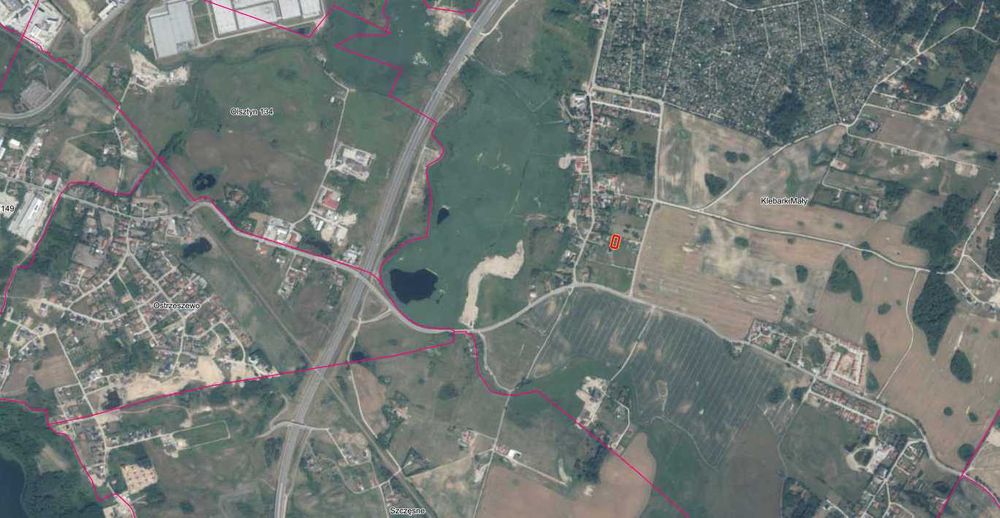 Działka budowlana Klebark Mały w pełni uzbrojona 1016 m2