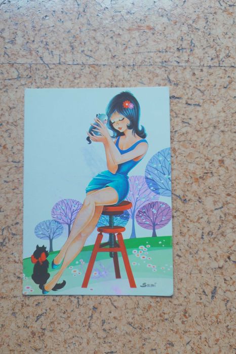 Postais ilustrados antigos para colecionadores