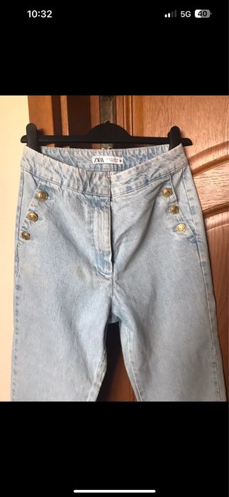 Spodnie jeansy Zara M nowe bez metki