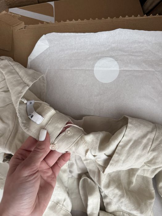 Топ лляний na-kd zara xs 32