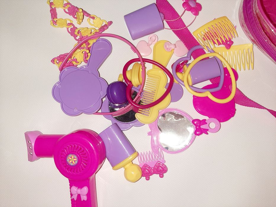Новый игровой набор для девочек "Парикмахер" в сумочке
