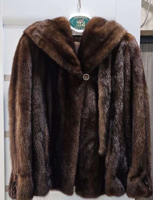 Норкова шуба, розмір S