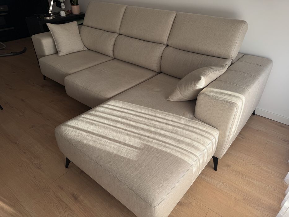 Sofa 3 lugares com chaiselong