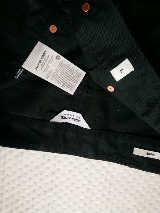 Джинсові шорти Jack & Jones L розмір нові чорні