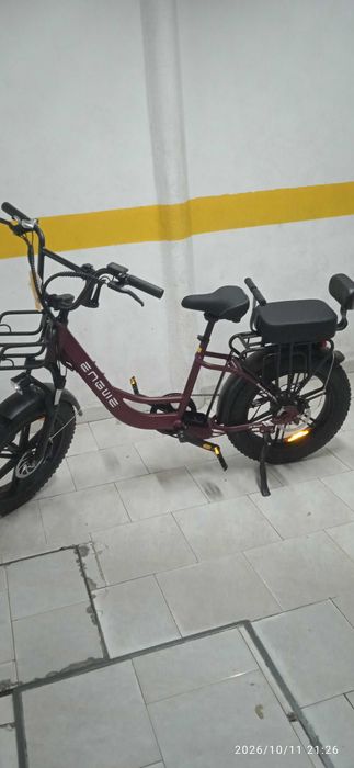 Bicicleta elétrica, Nova, 0 Km, Bateria 13 Ah. - cesto removível.