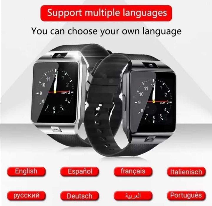 SmartWatch DZ09 . cartão SIM . Câmara