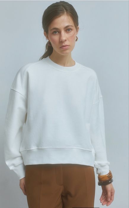 Світшот білий bershka