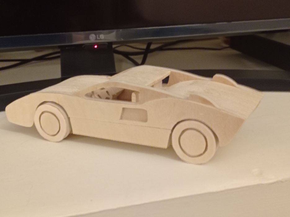 Carrinho de Brincar - Artesanato Premium - Ford GT