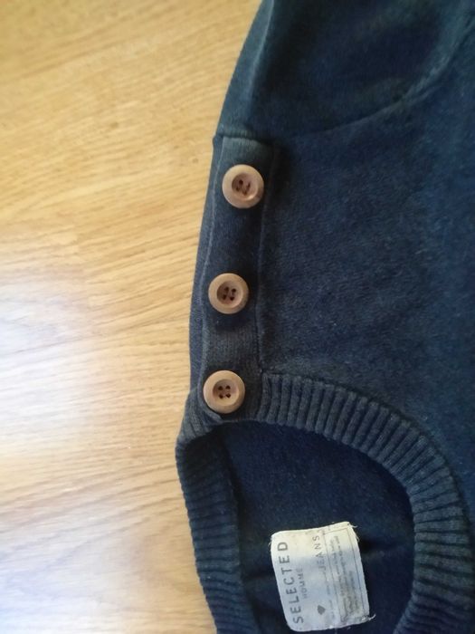 granatowy sweterek Selected Homme M/170