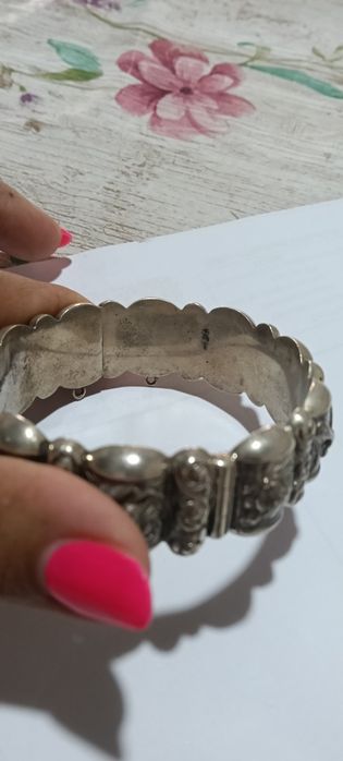 Pulseiras caixinha tudo em prata