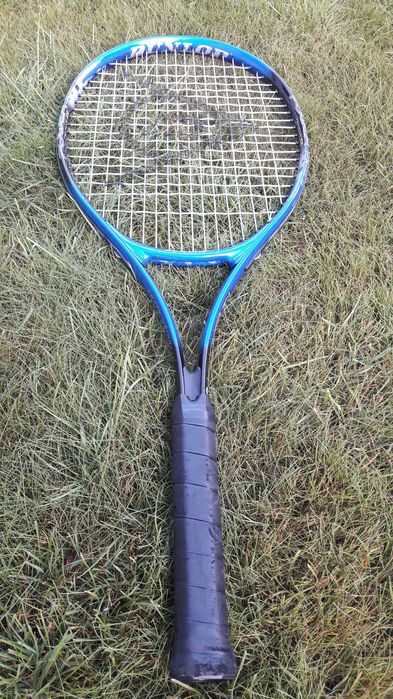 Rakieta tenisowa Dunlop Power Ti Titanium Alloy + piłki + pokrowiec