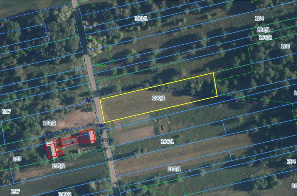 2500m2 BUDOWLANA, piękne miejsce, LASY, 69km od centr. Wwy