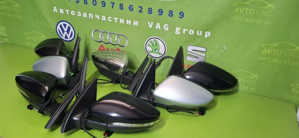 Зеркало Volkswagen Passat B6 B7 CC  EO Skoda Superb 2 європа