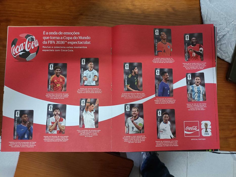 Coleção completa Mundial 2026