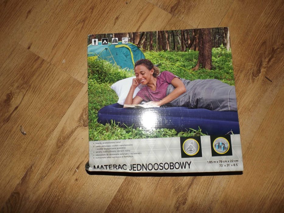 materac nowy 22 cm wysoki pompowany