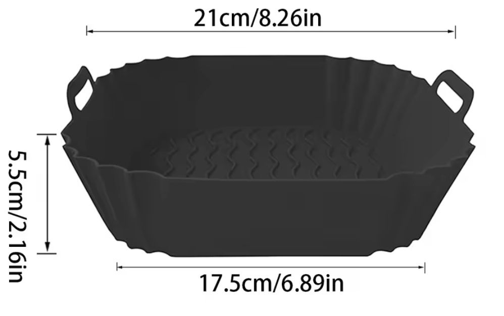 Wkład forma silikonowa do air fryer frytkownicy beztłuszczowej