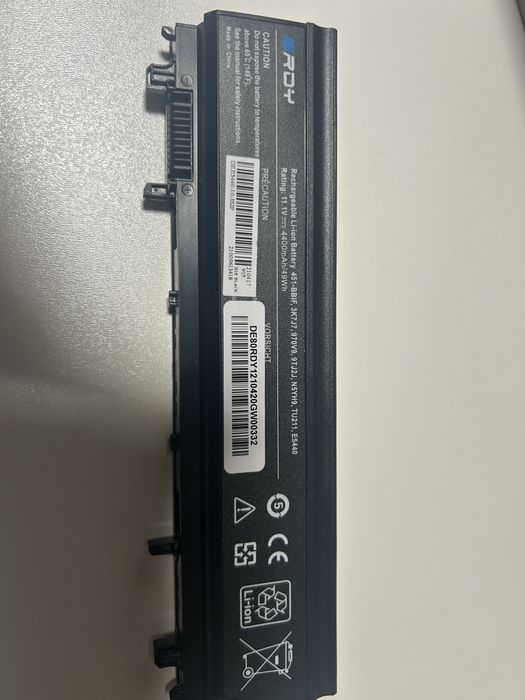 Bateria  para portátil Dell nova sem utilização