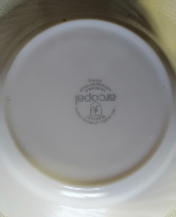Prato de sopa e de sobremesa (Arcopal França)