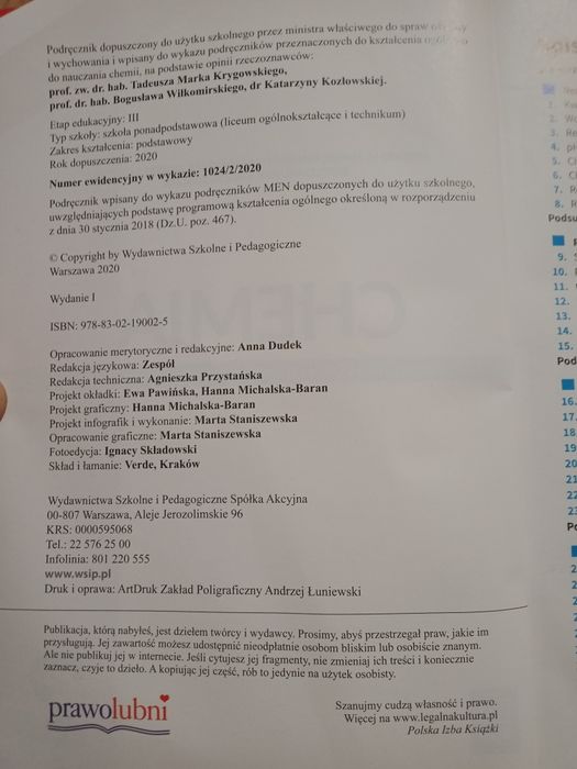 Podręcznik Chemia 2