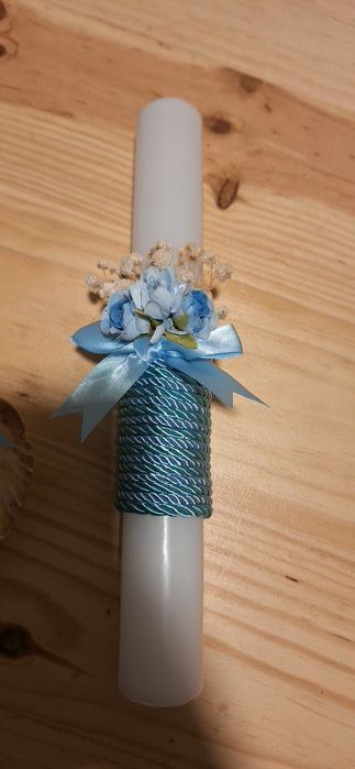 Conchas e velas de batizado