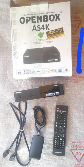 Супутниковий Android 4k ресивер Openbox AS4K. Пишіть телефон свій