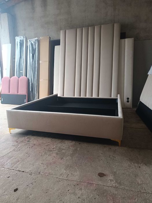 Panele ścianka tapicerowana łóżko box stelaż pojemnik na wymiar panel