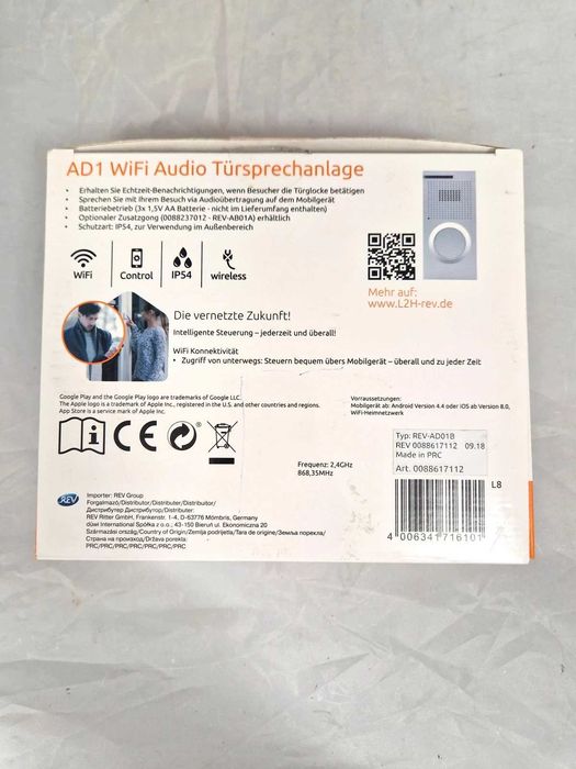 Rev Domofon AD1 WIFI AUDIO