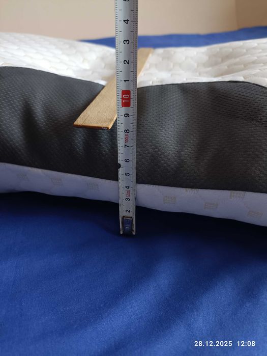 Ортопедична подушка 900 грам! 65х40 см Холлофайбер