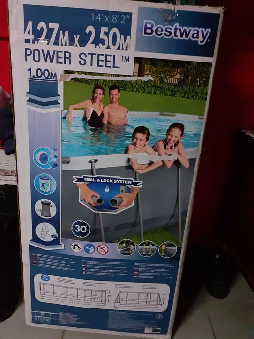 Piscina Bestway Oval 427 x 250 x 100 cm