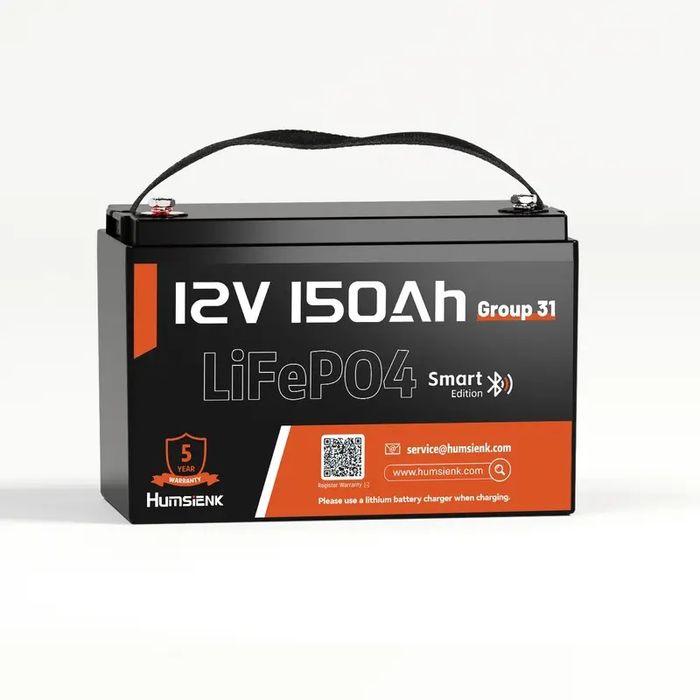 Akumulator lifepo4 HUMSIENK 12V 150ah 160Ah BMS Kamper Łódź  160 Ah 150A