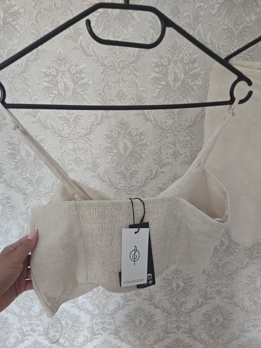 Komplet Bershka beżowy