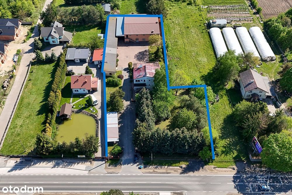 Obiekt produkcyjno-magazynowy przy A1 | 1020 m² + dom | Łódź - Widzew