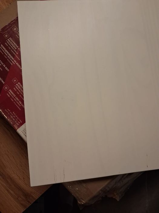 Inter Link Simon półka Komoda na Kółkach, Drewno, Biały