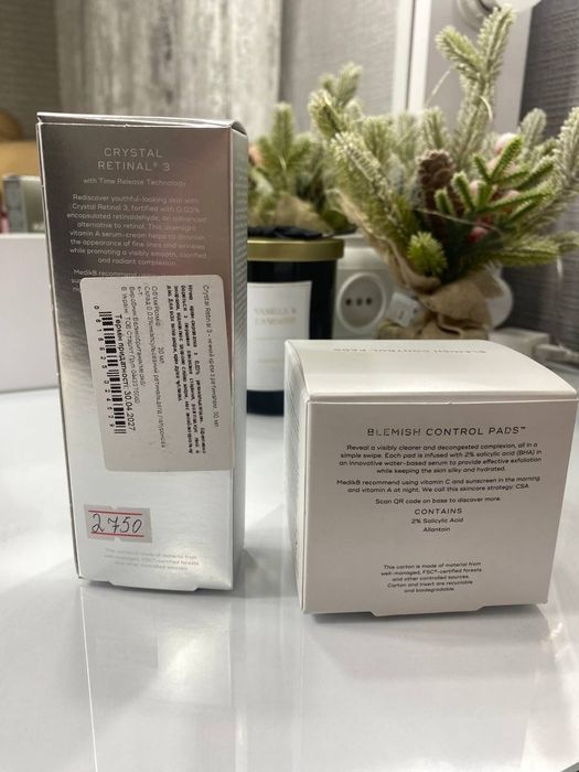 Medik8 Crystal Retinal 3 та Подушечки Blemish Control