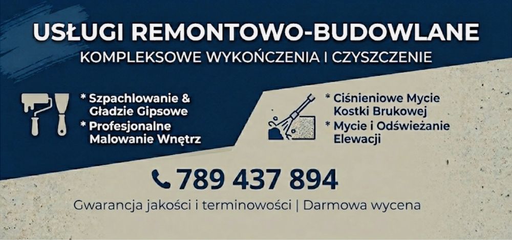 Usługi remontowo-budowlane