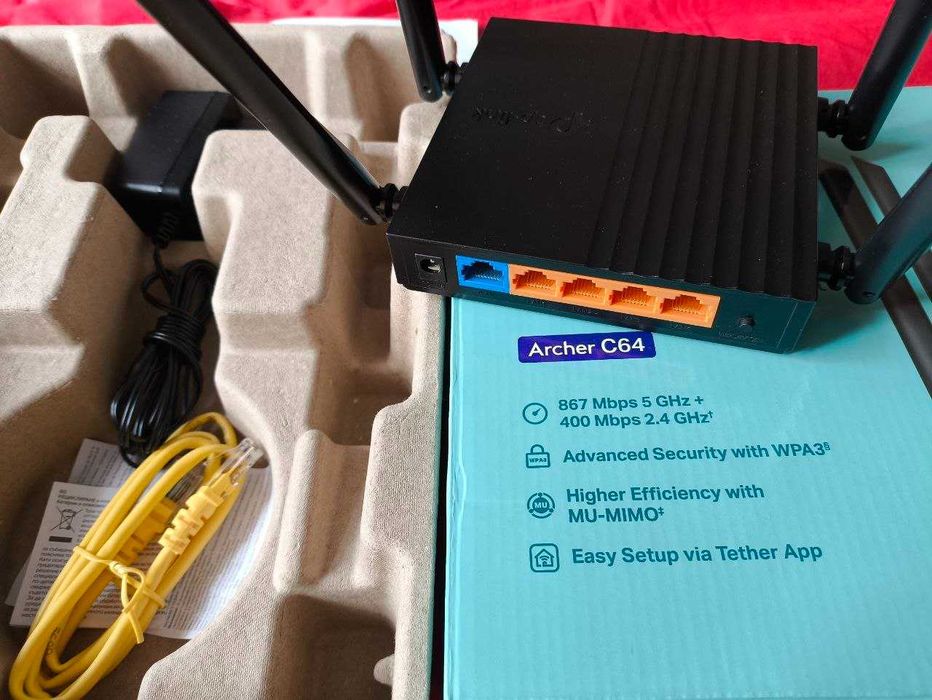 Роутер Wi-Fi Tp-Link Archer С64 Гигабитный