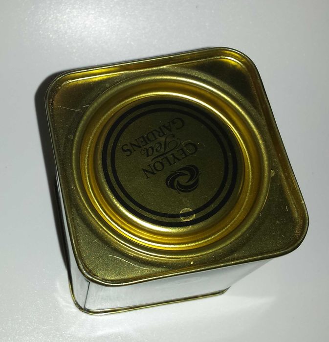 Жестяная коробка для пищевого и непищевого хранения для 100 грамм