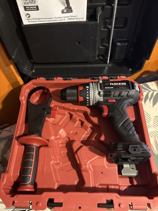 Aparafusadora Performance com Martelo - Parkside