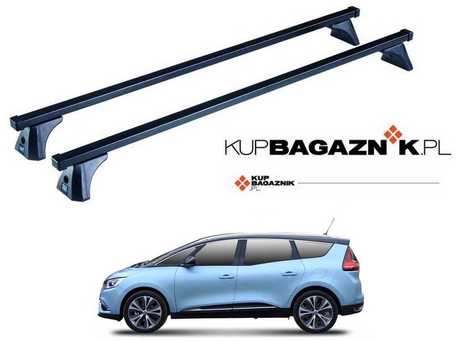 Bagażnik Dachowy Renault Grand Scenic 2017 do 2024 bazow relingi belki