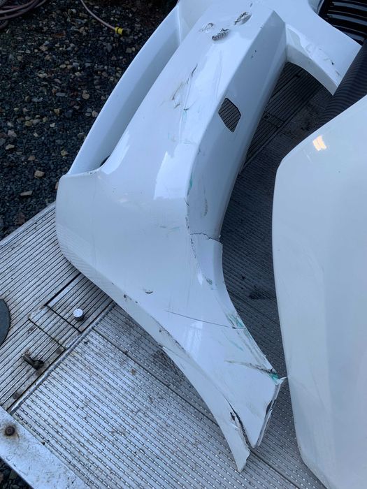 Bmw 3 e90 zderzak przód tył progi m pakiet komplet alpinweiss 300/0
